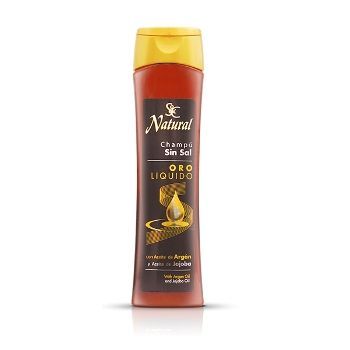 S&amp;C Natural Champú sin Sal con Aceite de Argan y Jojoba 400ml