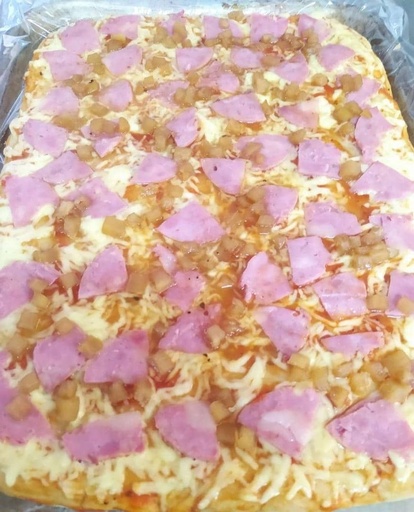 Pizza familiar Hawaiana