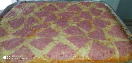 Pizza familiar de Jamón