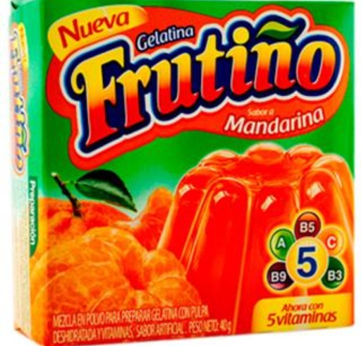 Gelatina Sabor Mandarina (35 g Rinde 5 Porciones)