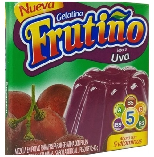 Gelatina Sabor Uva (35 g Rinde 5 Porciones)
