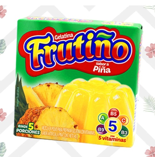 Gelatina Sabor Piña (35g rinde 5 Porciones)
