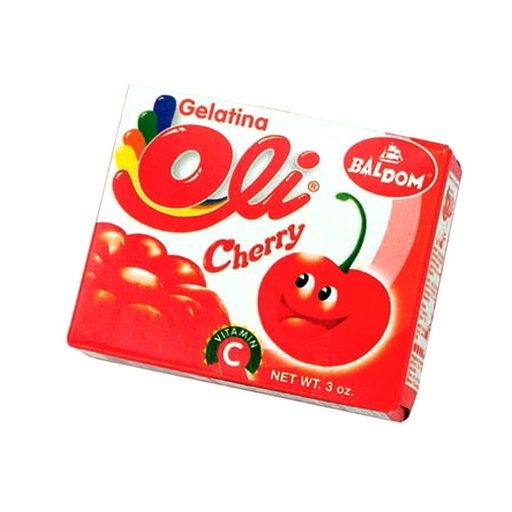 Getatina de Cereza Oli 3 Oz