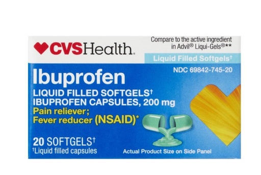 Ibuprofen Capsulas Liquid gel 200 mg (20 ud)