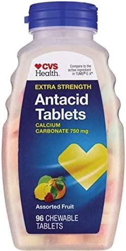 Pastillas Antiacido 750 mg CVS (96 tabletas)