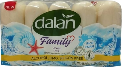 Jabón con aroma océano Dalan (5 uds x 75g)