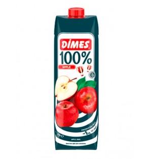 Jugo DIMES Premium Tetra 100% manzana 1 L