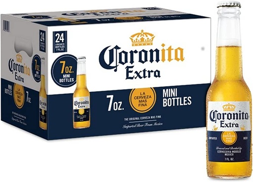 Cerveza Coronita 207ml (Caja de 24 uds)