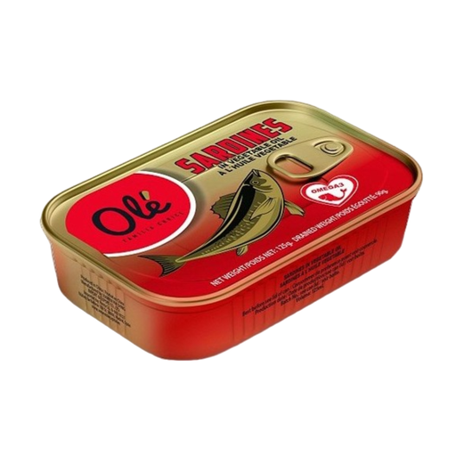 Sardinas en aceite vegetal 125gr - OLÉ