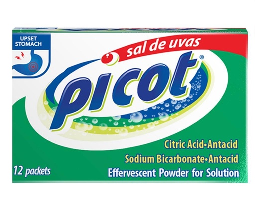 Sal de Picot de Uvas para estómago (12 sobres)