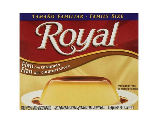 Flan de Caramelo Royal 5.5 Oz (8-1/2 porciones)