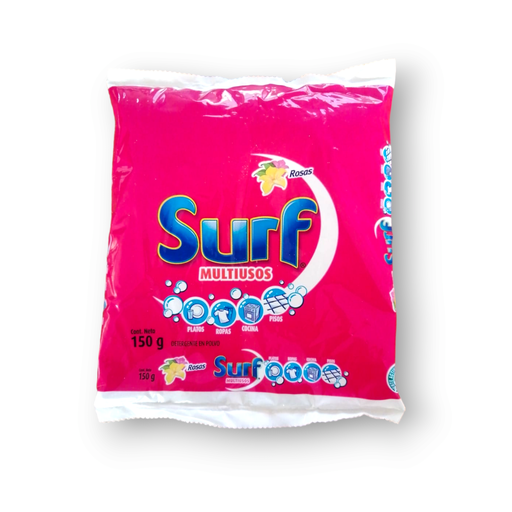 Detergente en polvo Surf rosas (150 g)