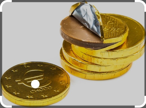Moneda de chocolate (c/u)