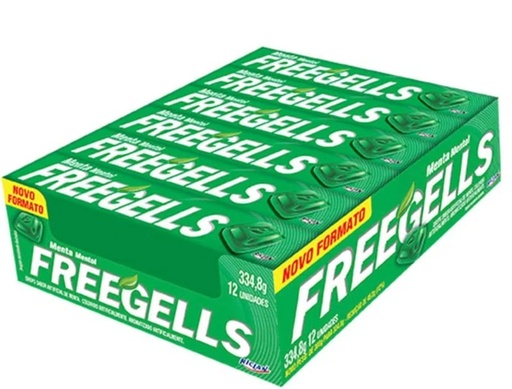Drops Freegells Menta pack (12 unidades)